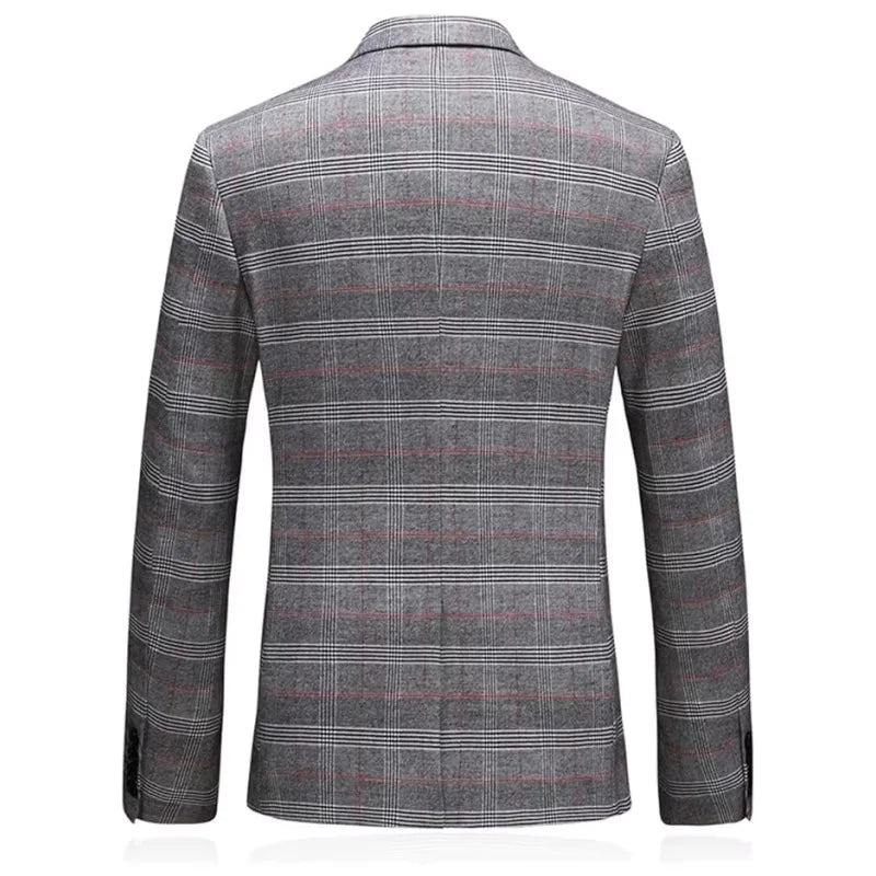 Men's Plus Size Slim Fit Suit – 3-Piece Tuxedo