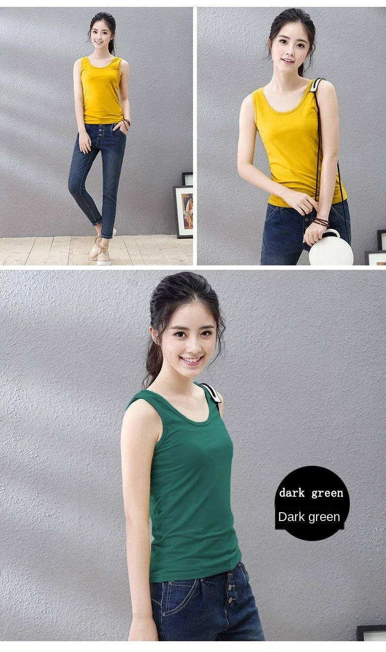 Women Cotton Halter Tank Top
