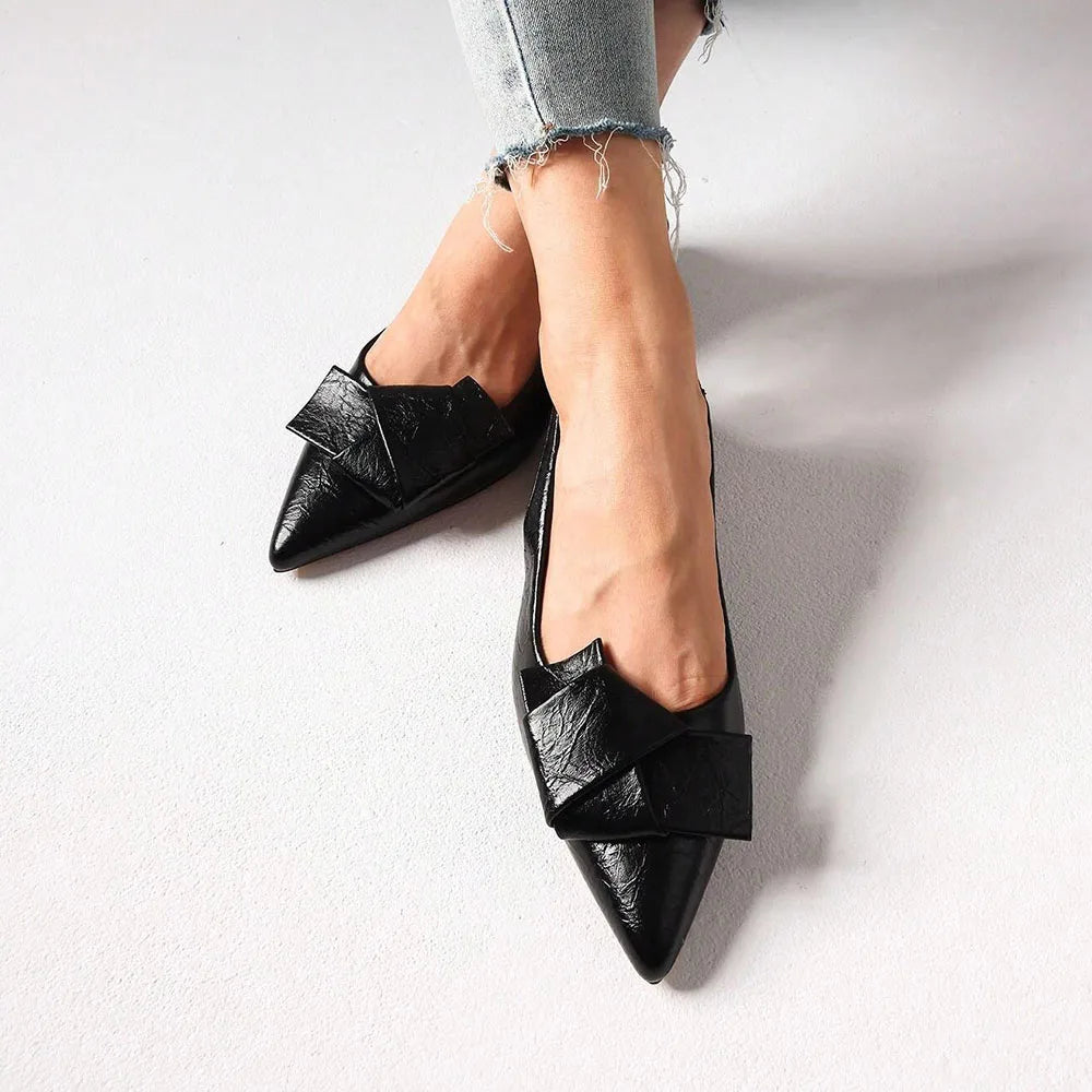 Women’s Jelly Flats Square Toe Ballet Shoes