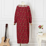 Women Batwing Boho Maxi Dress