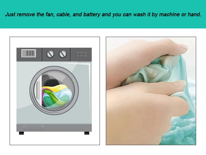 Men Cooling Fan USB Cotton Jacket