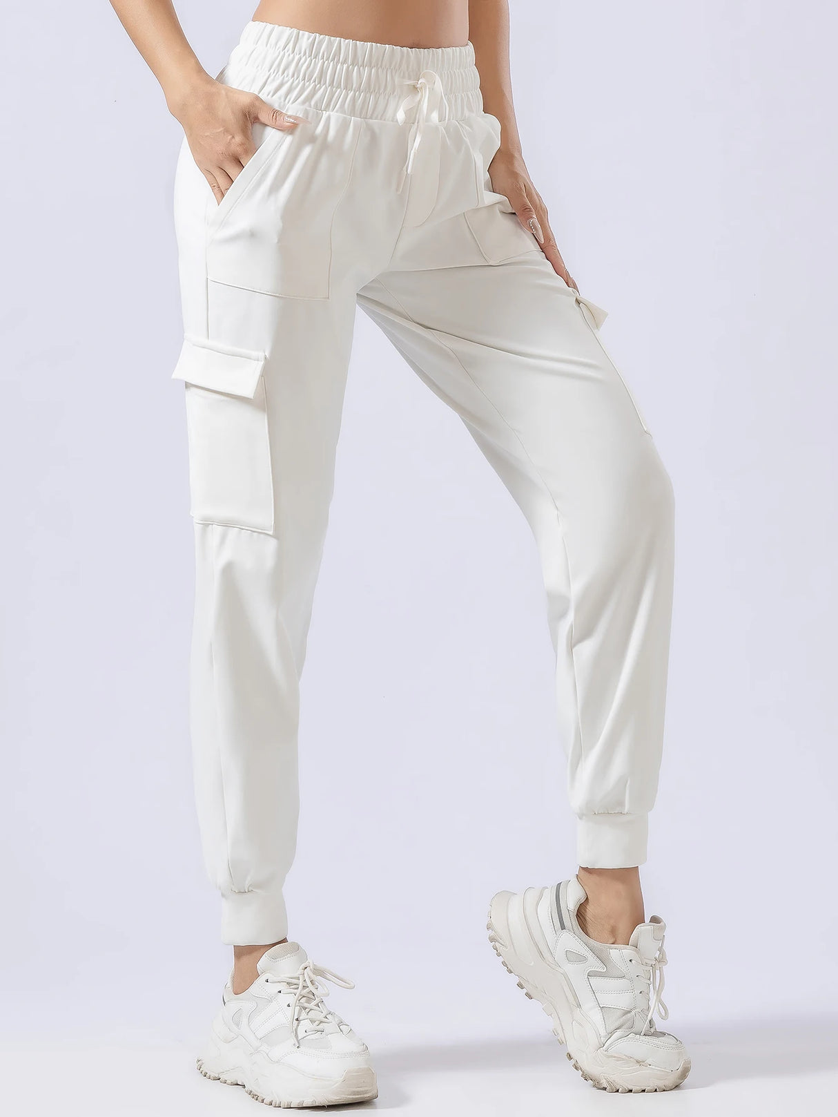 Women Plus Size Fleece Winter Sweatpants