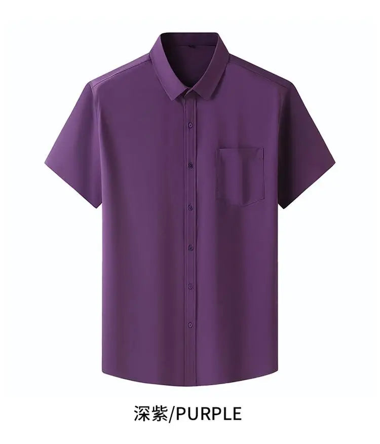 Men Plus Size Work Shirt