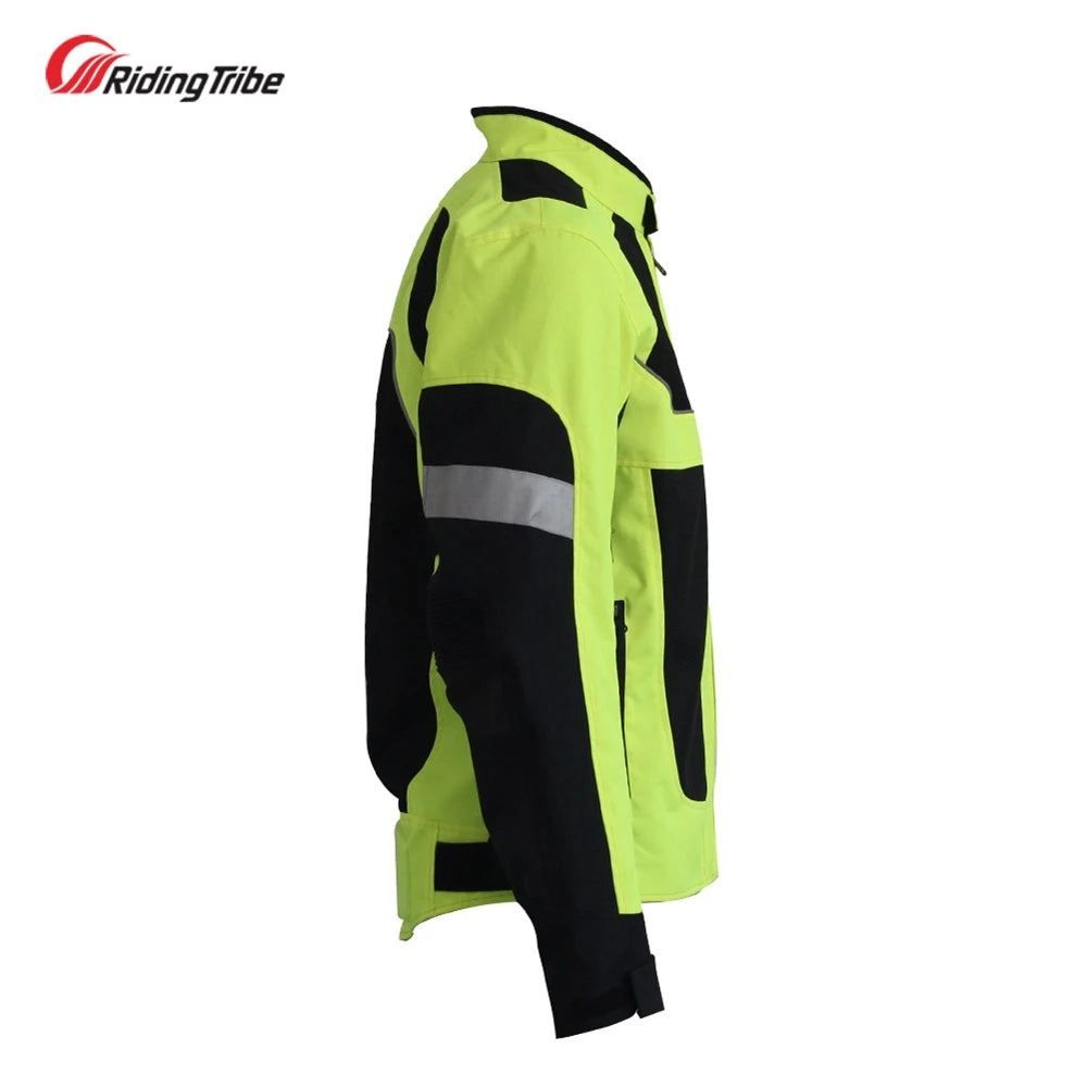 Men Motorcycle Protective Riding Jacket
