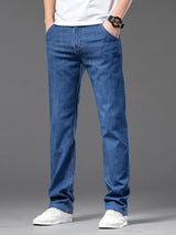 Men's Plus Size Straight Business Jeans