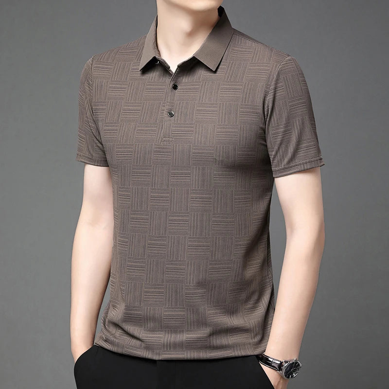 Men Printed Polo Shirt