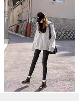 Women Motorcycle Style Ankle Boots – Thick Sole Leather Plus Velvet