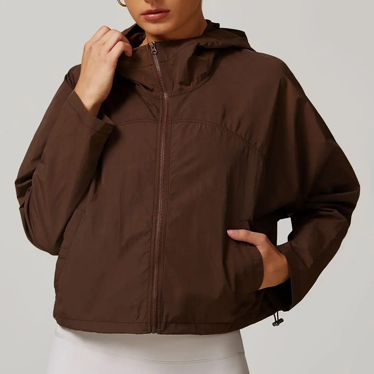 Women Quick Dry Hooded Sports Jacket