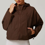 Women Quick Dry Hooded Sports Jacket