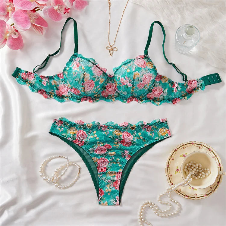 Women Romantic Lace Set