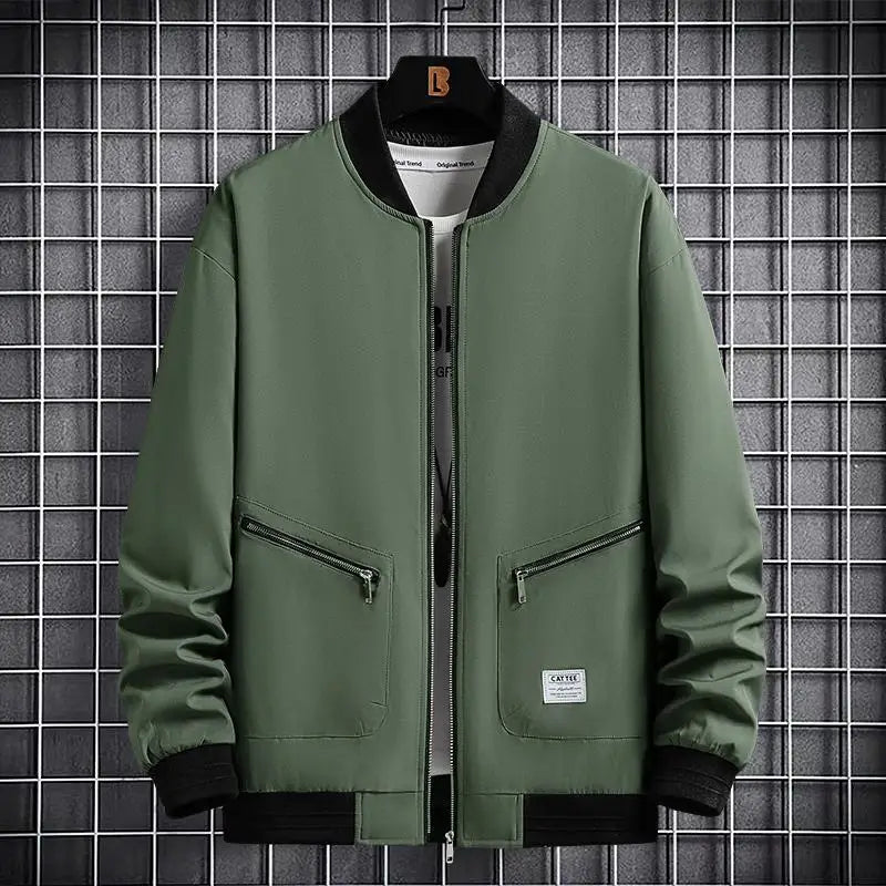 Men's Plus Size Bomber Jacket Winter