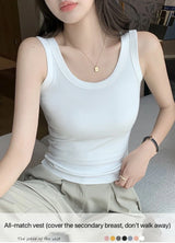 Women Knitted Sleeveless Tee