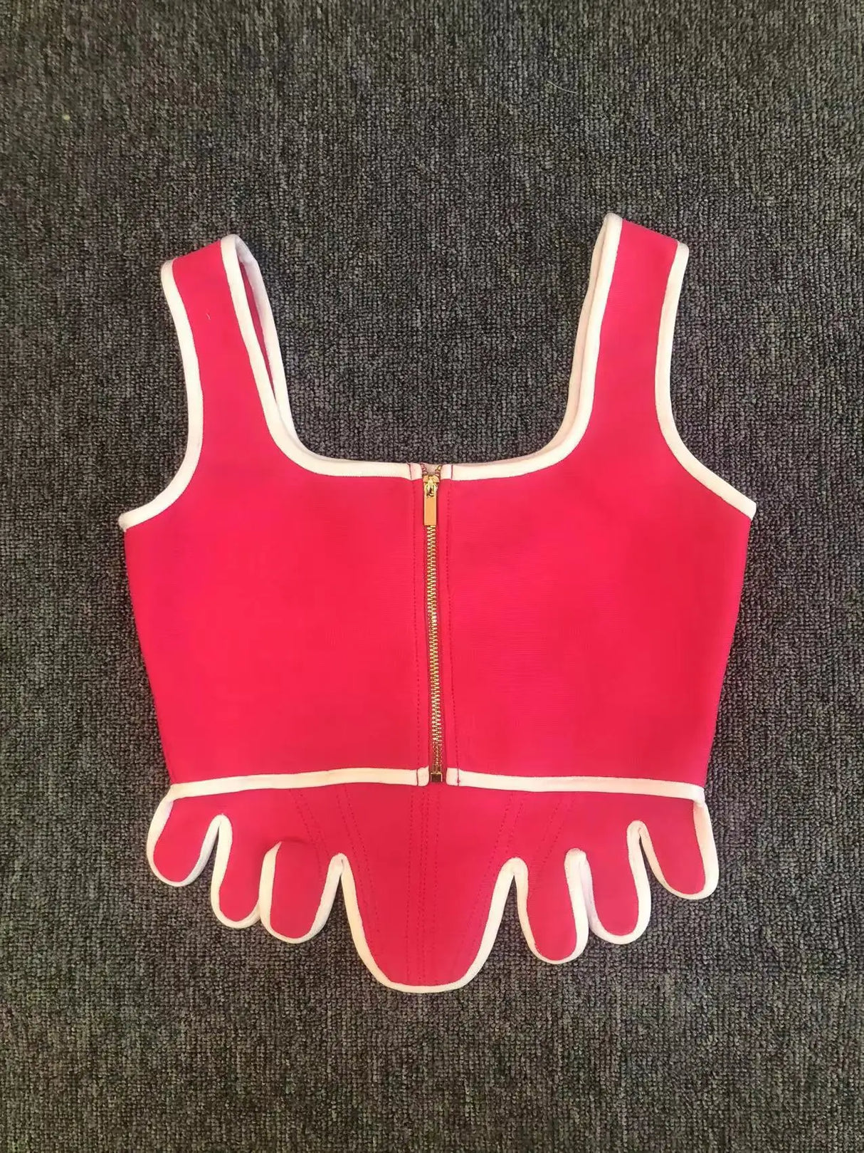 Women Bandage Hem Tank Top