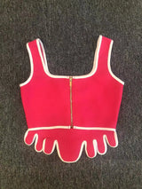 Women Bandage Hem Tank Top