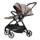 Highview Baby Stroller with a sleek design in gray, suitable for children aged 0-3 years.
