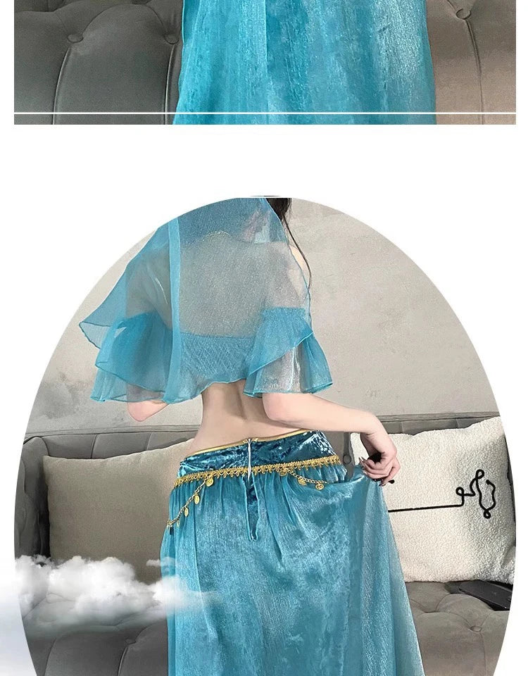 Egyptian Queen Belly Dance Costume Set