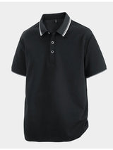 Men Oversize Cotton Golf Polo Shirt