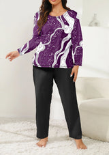 Women's Plus Size Pajama Top – Casual Comfort