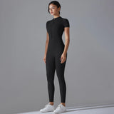 Women's Breathable Sports Yoga Bodysuit – Quick Dry Fitness Jumpsuit