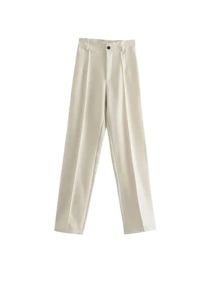 Women Office Straight Pants