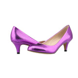 5cm Crocodile Pumps – Low Heel Red Heels 2025