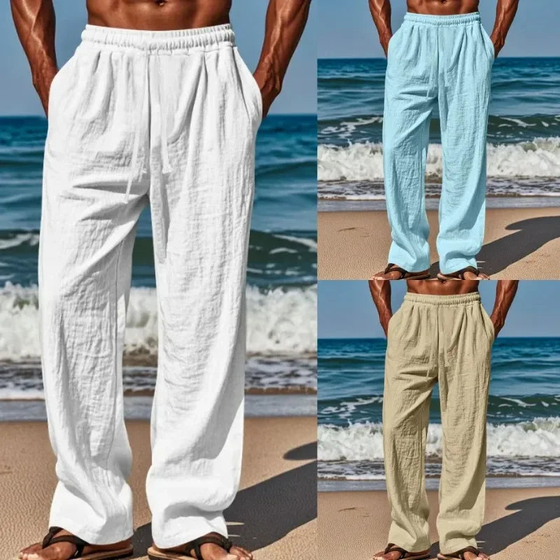 Men’s Elastic Waist Casual Pants