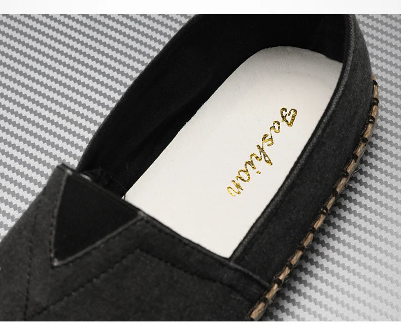 LinenStep™ Men’s Casual Linen Sneakers