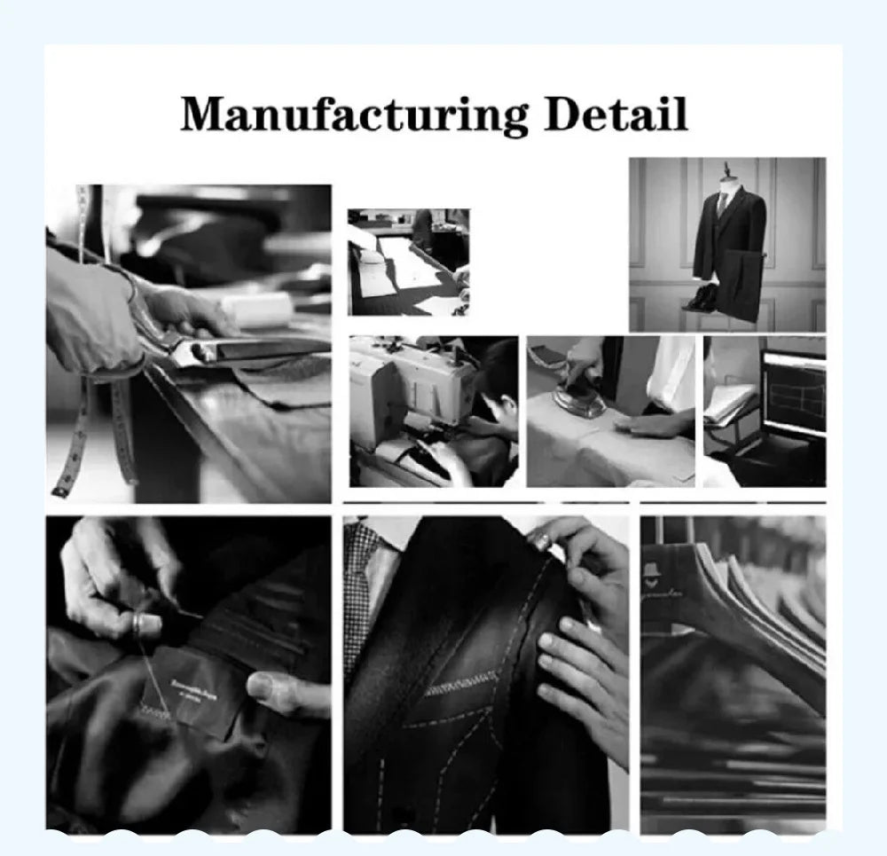 Men Striped 2-Piece Suit