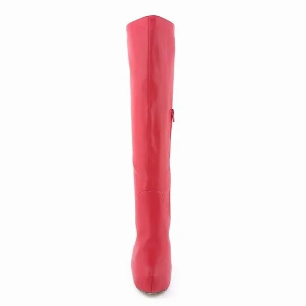 Women Over Knee Boots – Super Matte Leather Platform