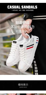 Men’s PU Leather Casual Sneakers