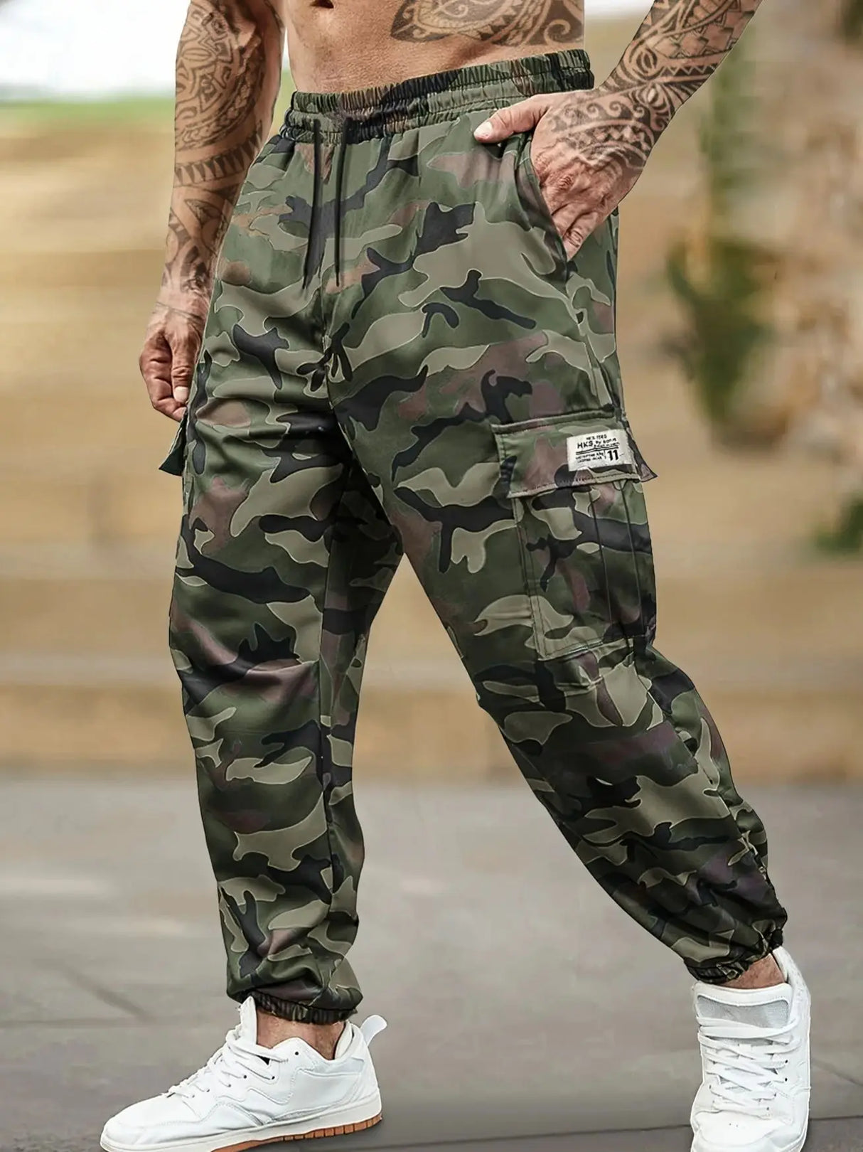 CamoEdge™ Men’s Trendy Camo Cargo Pants