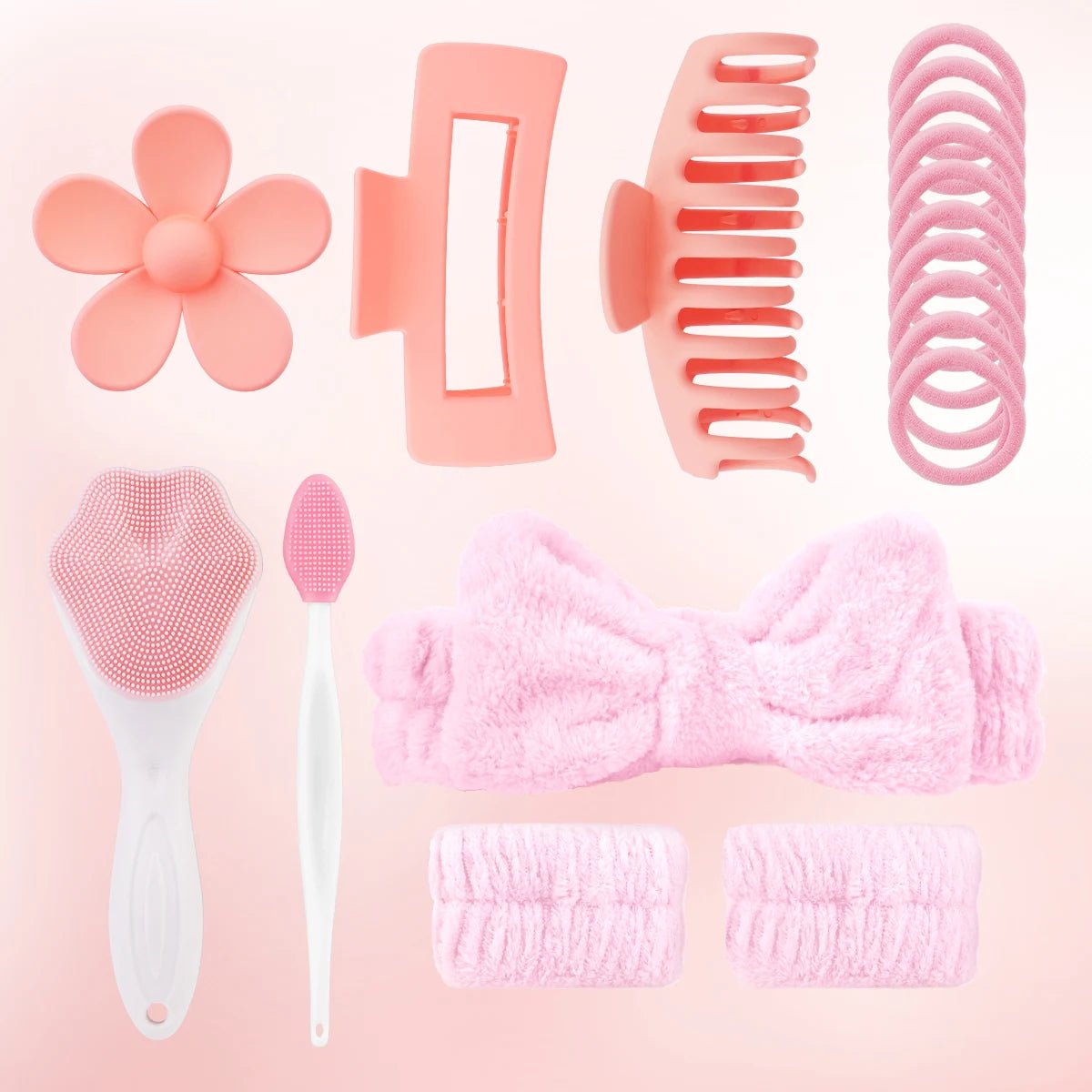 Beauty Brush & Hair Clip Set | by Anwer Fancy | Worldwide Shipping