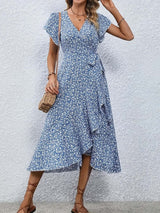 Ruffle Hem Sleeveless Dress – Feminine Summer Dress