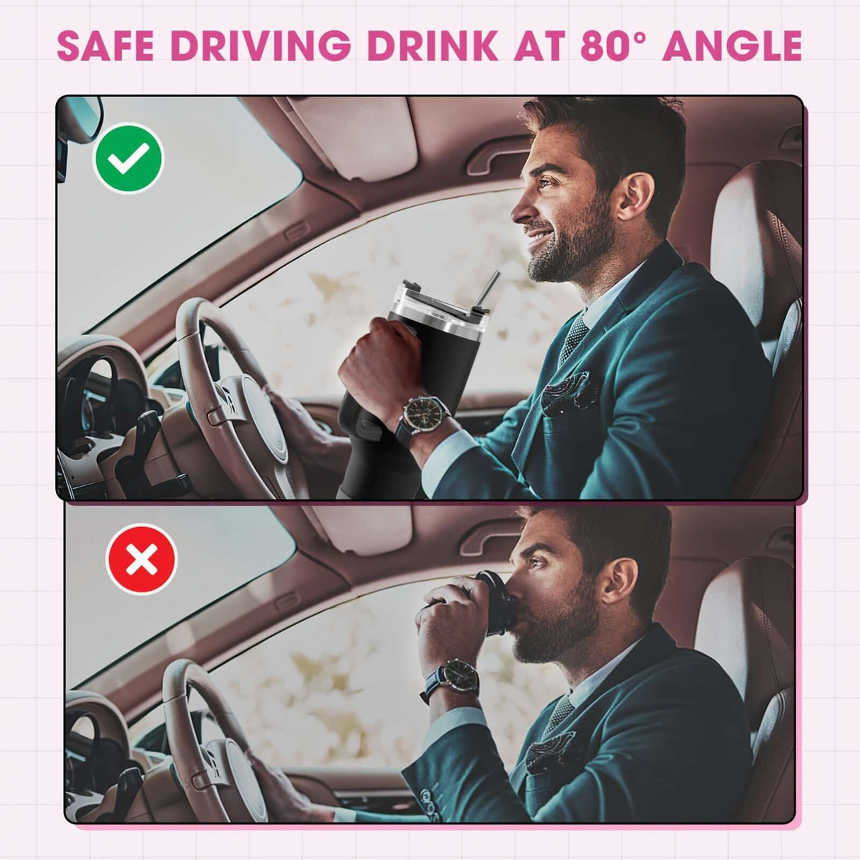 Photo Personalized Tumbler With Handle