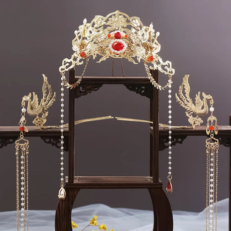Chinese Bridal Crown Wedding Headdress | by Anwer Fancy | Worldwide Shipping