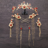 Chinese Bridal Crown Wedding Headdress | by Anwer Fancy | Worldwide Shipping