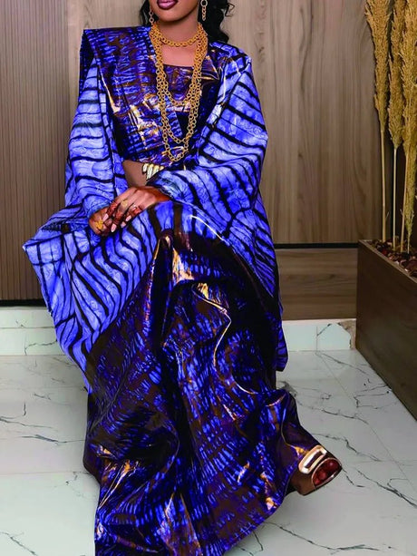 Classic Printed Party Dress | by Anwer Fancy | Worldwide Shipping