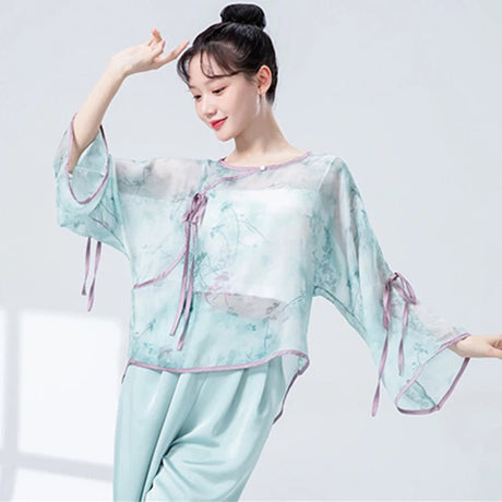 Classical Dance Tie - Dye Blouse | by Anwer Fancy | Worldwide Shipping