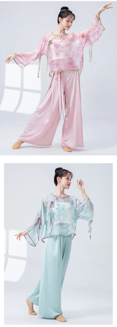 Classical Dance Tie - Dye Blouse | by Anwer Fancy | Worldwide Shipping