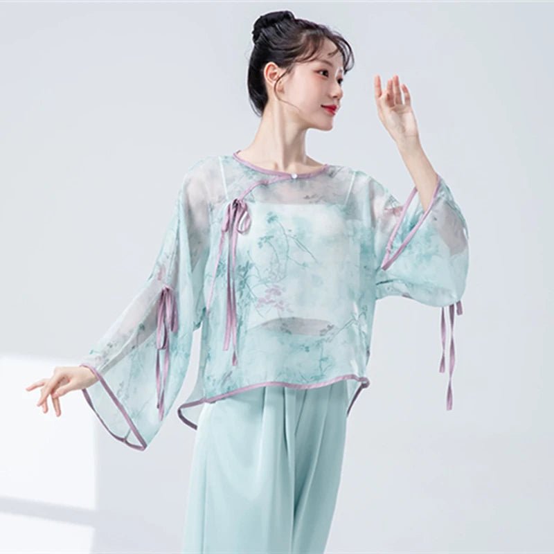 Classical Dance Tie - Dye Blouse | by Anwer Fancy | Worldwide Shipping