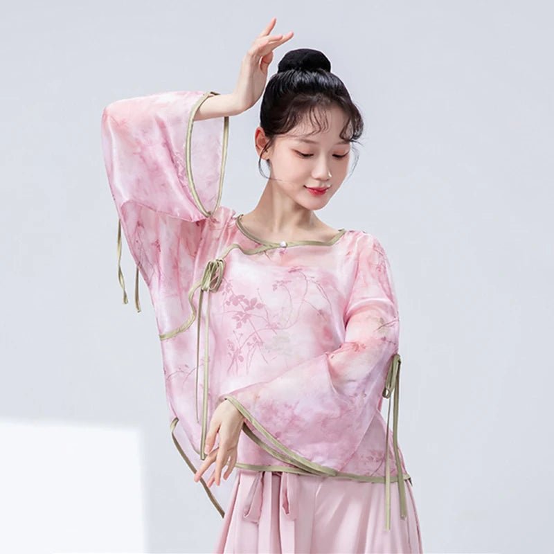 Classical Dance Tie - Dye Blouse | by Anwer Fancy | Worldwide Shipping