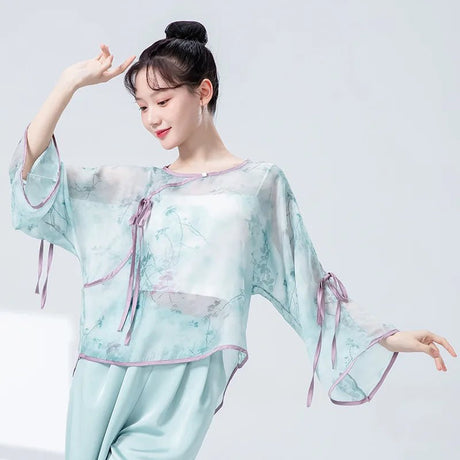 Classical Dance Tie - Dye Blouse | by Anwer Fancy | Worldwide Shipping