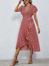 Ruffle Hem Sleeveless Dress – Feminine Summer Dress