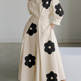 Floral Midi Shirt Dress – Button-Up Summer Style for Women