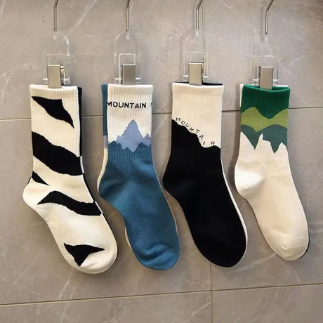 Fashion Socks 4 Pairs | by Anwer Fancy | Worldwide Shipping