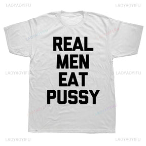 Funny Real Men Graphic T-Shirt | by Anwer Fancy | Worldwide Shipping