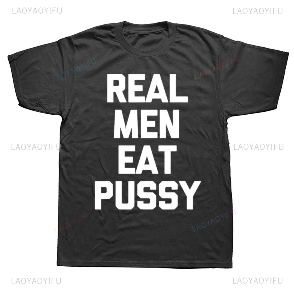 Funny Real Men Graphic T-Shirt | by Anwer Fancy | Worldwide Shipping