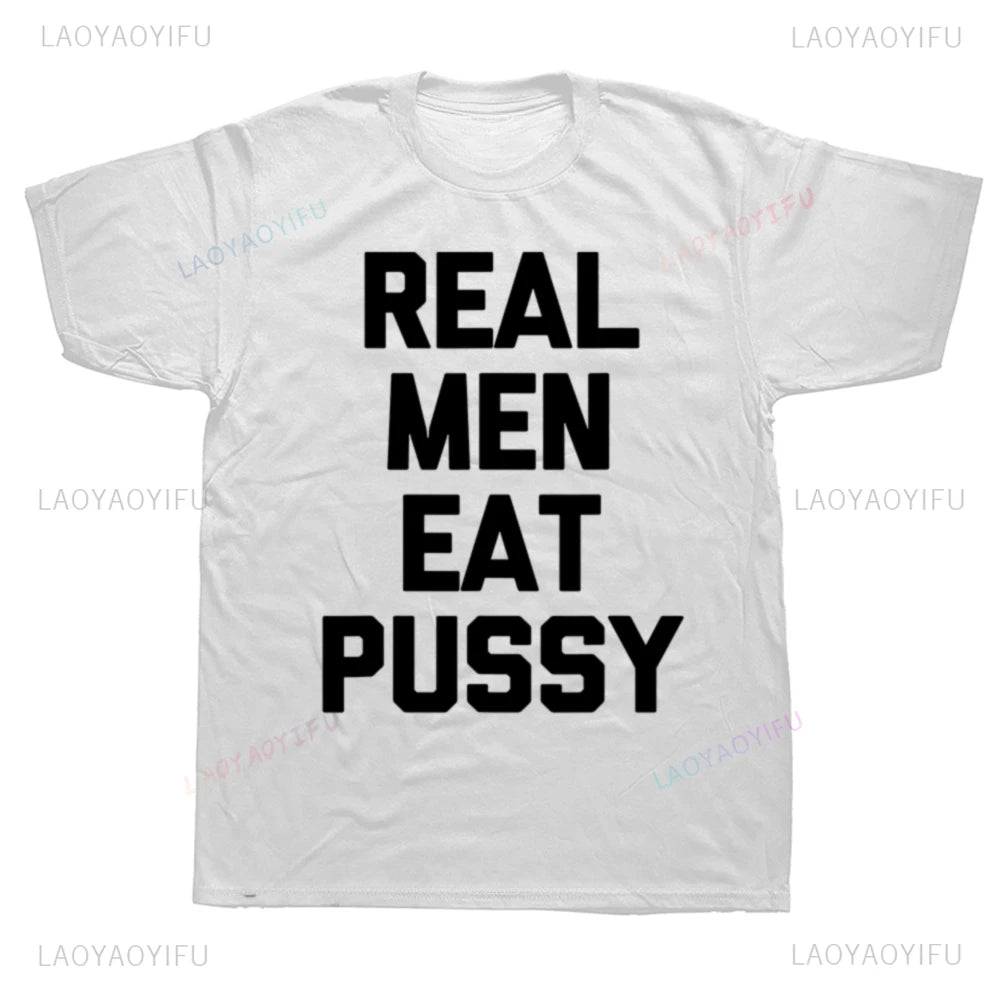 Funny Real Men Graphic T-Shirt | by Anwer Fancy | Worldwide Shipping