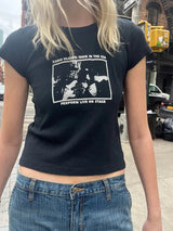 Guitar Band Print Vintage T-Shirt Women | by Anwer Fancy | Worldwide Shipping