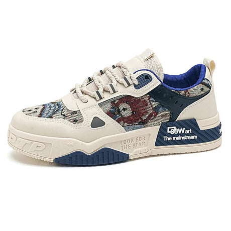 Men Breathable White Skateboard Sneakers | by Anwer Fancy | Worldwide Shipping